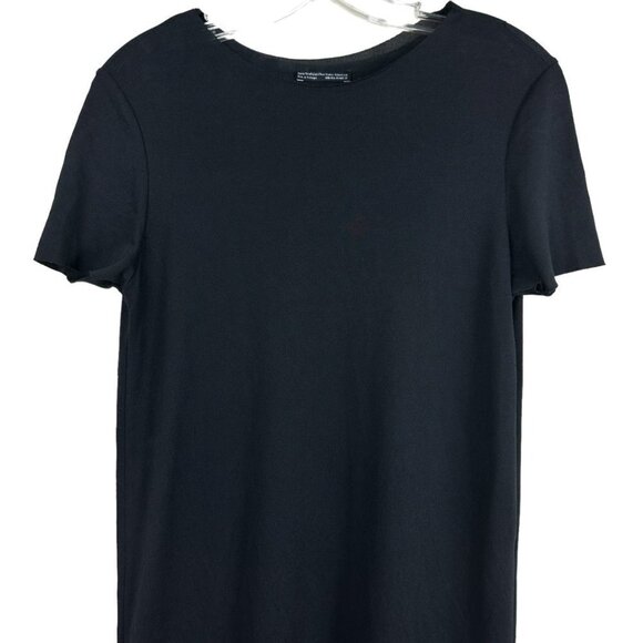 2/$30 Zara Black Casual Shift Dress Size Medium - Picture 2 of 12
